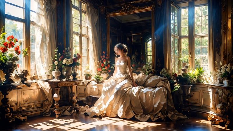 606247209521969604-1608779037-Rococo style，bare shoulders，strapless dress，sunbeam，sunlight，medium breasts,_sitting，__lora_绪儿-洛可可油画风 Rococo style_1_.jpg